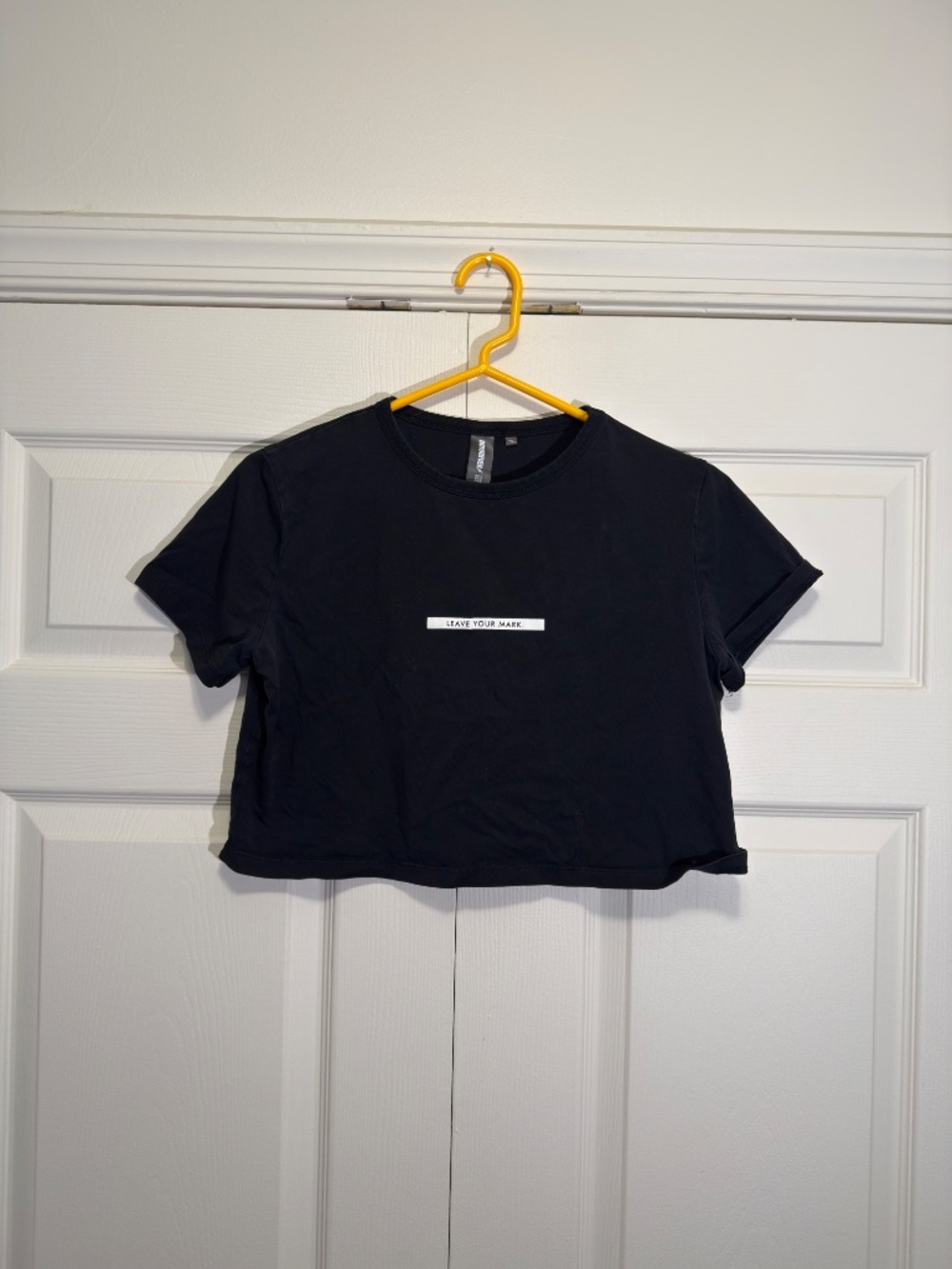 DOYOUEVEN leave your mark crop top